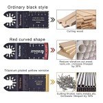 30PCS Universal Titanium Oscillating Saw Blades Set