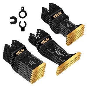 16pcs Universal Titanium Oscillating Tool Blades