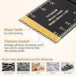Pecham 64PCS Titanium Oscillating Saw Blades Set