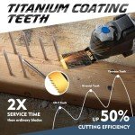 16pcs Universal Titanium Oscillating Tool Blades