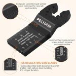 Pecham 64PCS Titanium Oscillating Saw Blades Set