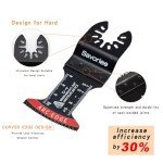 30PCS Universal Titanium Oscillating Saw Blades Set