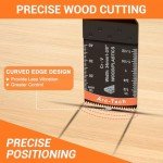 Pecham 64PCS Titanium Oscillating Saw Blades Set
