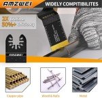 50PCS Titanium Multi Tool Blade Kit