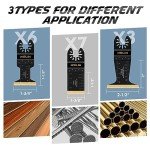 16pcs Universal Titanium Oscillating Tool Blades