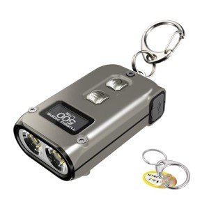 Nitecore TINI 2 Titanium Keychain Flashlight, 500 Lumen