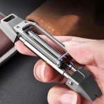 Titanium EDC Pry Bar Emergency Tool - Sandblasted