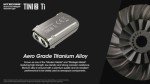 Nitecore TINI 2 Titanium Keychain Flashlight, 500 Lumen