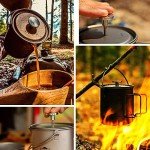 Titanium Camping Pot & French Press Coffee Maker