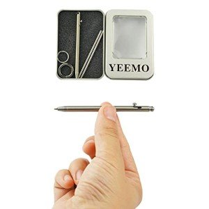 YEEMO Compact Titanium EDC Keychain Pen