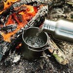 Titanium Camping Pot & French Press Coffee Maker