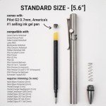 Titanium Bolt Action Pen - Standard Length 5.6