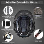 Titanium Bike Helmet with Rechargeable LED Lights