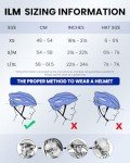 Titanium Bike Helmet with Rechargeable LED Lights