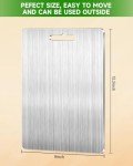 Pure Titanium Reversible Cutting Board for Kitchen
