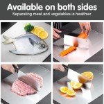 3PCS Double-Sided Food-Grade Titanium Cutting Boards