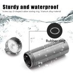 Titanium Portable Pill Case Keychain Organizer