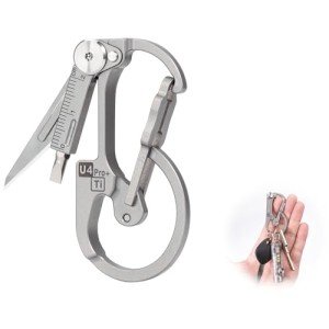 RovyVon U4 Pro+ Titanium Multi-Tool Carabiner