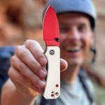 CIVIVI Baby Banter EDC Folding Knife in Red