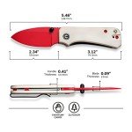 CIVIVI Baby Banter EDC Folding Knife in Red