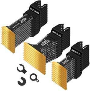 30 Pack Titanium Oscillating Tool Blades Set
