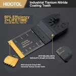 17-Piece Titanium Oscillating Saw Blade Set