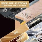 17-Piece Titanium Oscillating Saw Blade Set