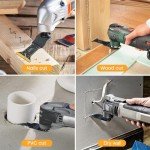 17-Piece Titanium Oscillating Saw Blade Set