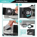 16-Piece Titanium Oscillating Saw Blades Set