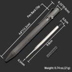 Cool Hand 4.8'' Titanium Bolt Action Pen