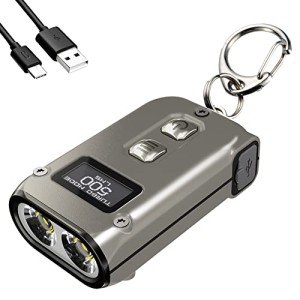 Nitecore TINI 2 Titanium Keychain Flashlight 500 Lumens