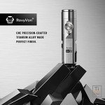 RovyVon A4 Pro Titanium Keychain Flashlight – 650 Lumens