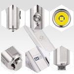 RovyVon A4 Pro Titanium Keychain Flashlight – 650 Lumens