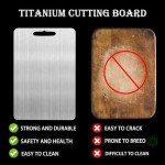 Dishwasher Safe Titanium Cutting Board - 15x11 in