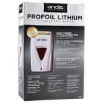Andis Cordless Titanium Foil Shaver with Extras