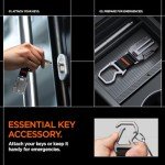 Titanium Keychain Pocket Knife with Carabiner