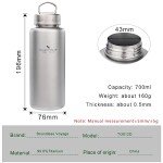 Titanium Sports Water Bottle - Ultralight & Leakproof