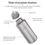 Titanium Sports Water Bottle - Ultralight & Leakproof