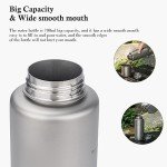 Titanium Sports Water Bottle - Ultralight & Leakproof
