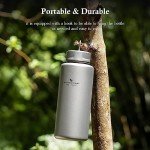 Titanium Sports Water Bottle - Ultralight & Leakproof