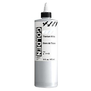 Titanium White Professional Acrylic Paint - 16 fl. oz