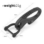 TISUR Heavy Duty Titanium Keychain Carabiner Clip