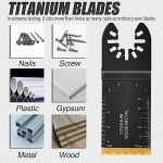 Titanium Multi-Tool Oscillating Saw Blade Set