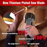 FROY 24pcs Titanium Oscillating Tool Blades Set