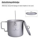 Lightweight Titanium Mug with Lid - 1100ml