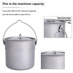 Lightweight Titanium Mug with Lid - 1100ml