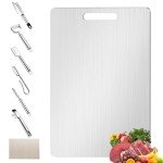 8-in-1 Titanium Cutting Board and Knife Set