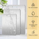 Double-Sided Titanium Cutting Board - 18 x 12 in