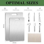8-in-1 Titanium Cutting Board and Knife Set