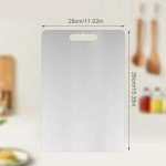 Double-Sided Titanium Cutting Board - 18 x 12 in